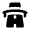 Flyover Fill Icon from Rounded Fill - Material Pro Set