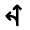 Fork Left Icon from Rounded Line - Material Pro Set