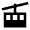 Gondola Lift Fill Icon from Sharp Fill - Material Pro Set