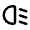 Headlight Low Icon from Rounded Line - Material Pro Free Set