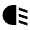 Headlight Low Fill Icon from Sharp Fill - Material Pro Set