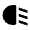 Headlight Low Fill Icon from Outlined Fill - Streamline Material Icons Set