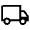Local Shipping Icon from Outlined Line - Material Symbols Set