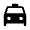 Local Taxi Fill Icon from Rounded Fill - Material Symbols Set