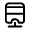 Monorail Icon from Rounded Line - Material Symbols Set