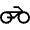 Motorcycle Icon from Rounded Line - Material Symbols Set