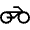 Motorcycle Icon from Outlined Line - Material Symbols Set