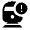 Railway Alert 2 Fill Icon from Outlined Fill - Material Symbols Set