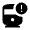 Railway Alert Fill Icon from Outlined Fill - Material Symbols Set