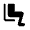 Airline Seat Legroom Reduced Fill Icon from Rounded Fill - Material Symbols Set