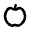 Apple Icon from Rounded Line - Material Pro Set