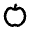 Apple Icon from Outlined Line - Material Pro Set