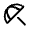 Beach Access Icon from Rounded Line - Material Symbols Set