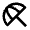 Beach Access Icon from Outlined Line - Material Pro Set