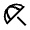 Beach Access Icon from Sharp Line - Material Symbols Set