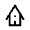 Bungalow Icon from Rounded Line - Material Symbols Set
