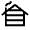 Cabin Icon from Sharp Line - Material Symbols Set