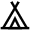 Camping Tent Icon from Atlas Line Set