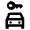 Car Rental Icon from Outlined Line - Material Pro Set