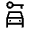 Car Rental Icon from Sharp Line - Material Symbols Set