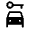 Car Rental Fill Icon from Rounded Fill - Material Symbols Set