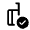 Carry On Bag Checked Icon from Rounded Line - Material Symbols Set