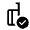 Carry On Bag Checked Icon from Outlined Line - Material Symbols Set