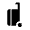 Carry On Bag Fill Icon from Rounded Fill - Material Symbols Set