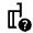 Carry On Bag Question Icon from Sharp Line - Material Symbols Set