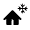Chalet Fill Icon from Rounded Fill - Material Symbols Set