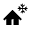 Chalet Fill Icon from Outlined Fill - Material Symbols Set
