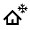 Chalet Icon from Sharp Line - Material Symbols Set