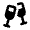 Champagne Fill Icon from Rounded Fill - Material Pro Set