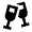 Champagne Fill Icon from Sharp Fill - Material Pro Set