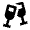 Champagne Fill Icon from Outlined Fill - Material Pro Set