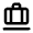 Checked Bag Icon from Rounded Line - Material Pro Set