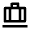 Checked Bag Icon from Outlined Line - Material Pro Set