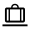Checked Bag Icon from Outlined Line - Material Symbols Set