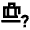 Checked Bag Question Icon from Sharp Line - Material Pro Set