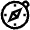 Compass Pointers Icon from Atlas Line Set