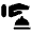 Concierge Fill Icon from Rounded Fill - Material Symbols Set