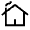 Cottage Icon from Sharp Line - Material Symbols Set