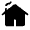 Cottage Fill Icon from Rounded Fill - Material Symbols Set