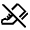 Do Not Step Icon from Rounded Line - Material Symbols Set