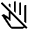 Do Not Touch Icon from Outlined Line - Material Symbols Set
