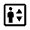 Elevator Icon from Outlined Line - Material Symbols Set