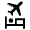 Flights And Hotels Icon from Sharp Line - Material Symbols Set