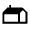 Gite Icon from Sharp Line - Material Symbols Set