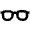 Glasses Vision Icon from Atlas Line Set