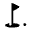 Golf Course Fill Icon from Rounded Fill - Material Symbols Set